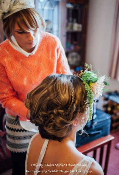 Bridal Hair by Toni, mobile hairdresser in Bournemouth, Poole, Christchurch, Broadstone, Corfe Mullen and more.