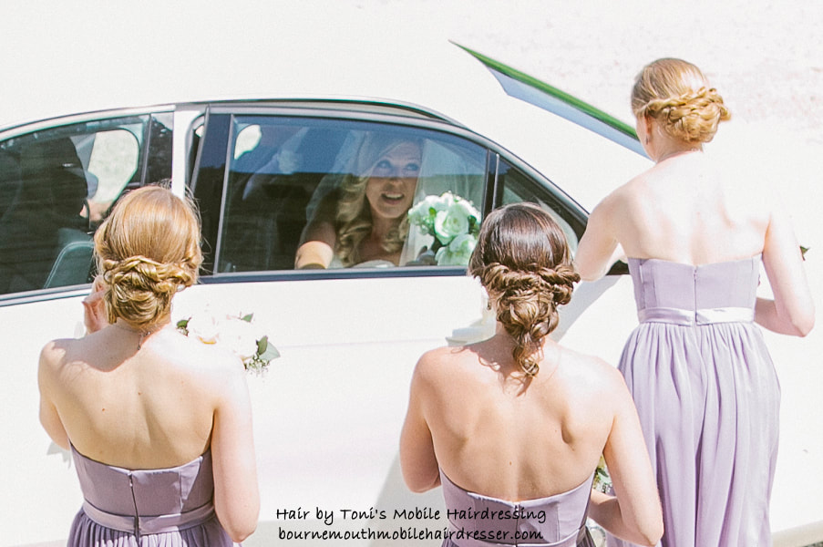 Bridesmaid Hair by Toni, mobile hairdresser in Bournemouth, Poole, Christchurch, Broadstone, Corfe Mullen and more.