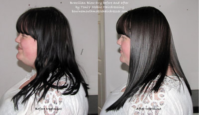 Brazilian Blow Dry by Toni, mobile hairdresser in Bournemouth, Poole, Christchurch, Ferndown, Wimborne and surrounding areas